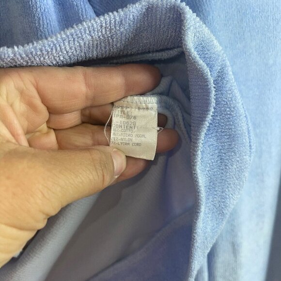 Tail 2 Vintage Womens Track Suit Size M Blue Elastic Waist Pockets Full Zip USA - Picture 8 of 10